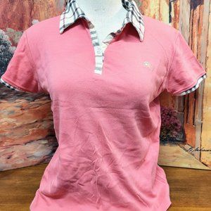 Burberry London women's pink polo size xl. Runs small.